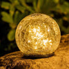 Solcelle Glasklot 15cm