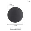 Sphere LED Ø18 IP65 Vägglampa