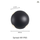 Spread 4W IP65 Vägglampa Utomhus