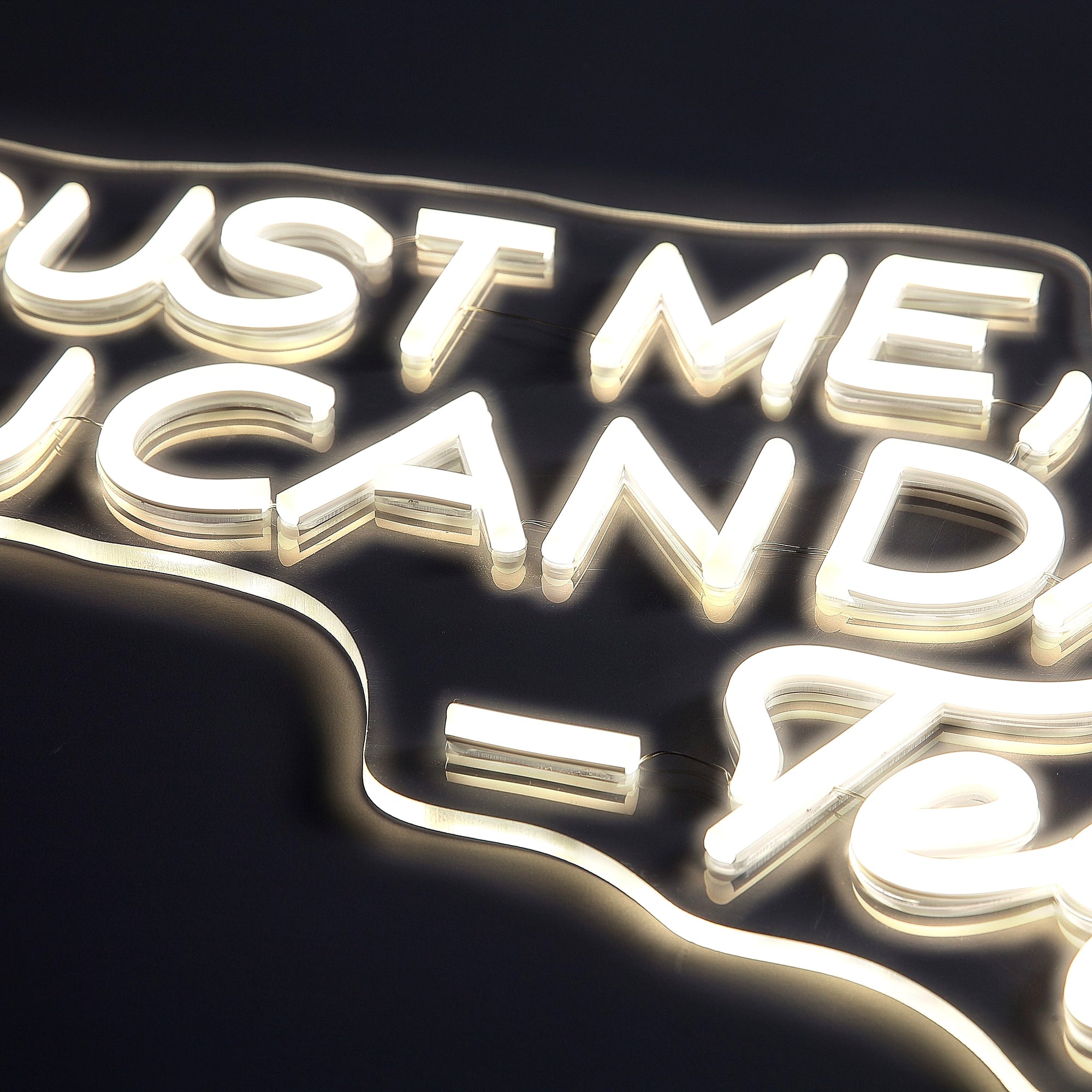 Trust Me You Can Dance Neonskylt
