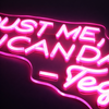 Trust Me You Can Dance Neon vägglampa Rosa