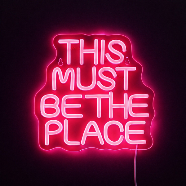 This Must Be The Place Neon Vägglampa