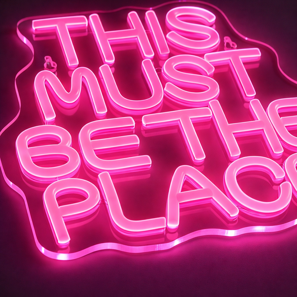 This Must Be The Place Neon Vägglampa