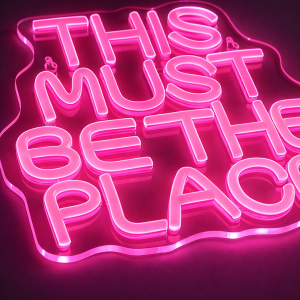 This Must Be The Place Neon Vägglampa