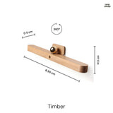 Timber Trådlös Vägglampa Ljus-Lampconcept.se