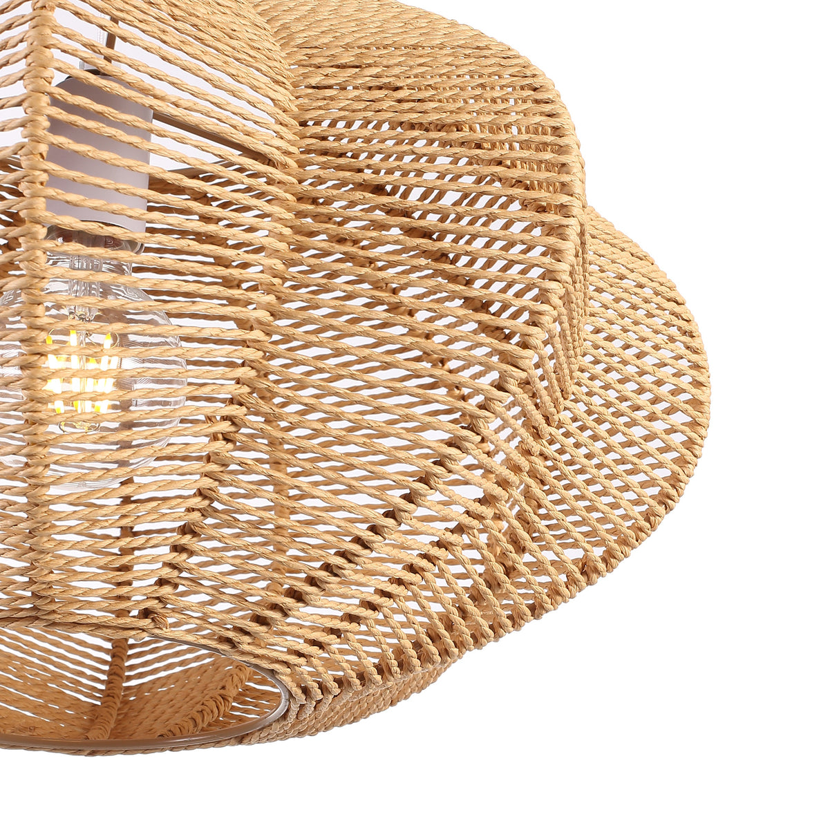 Tiva Braided Taklampa Ø45