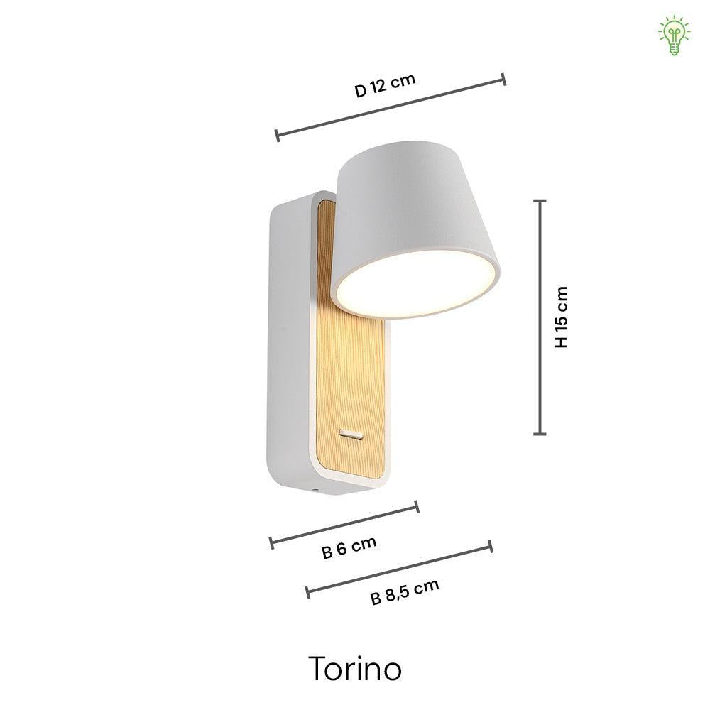 Torino Vägglampa