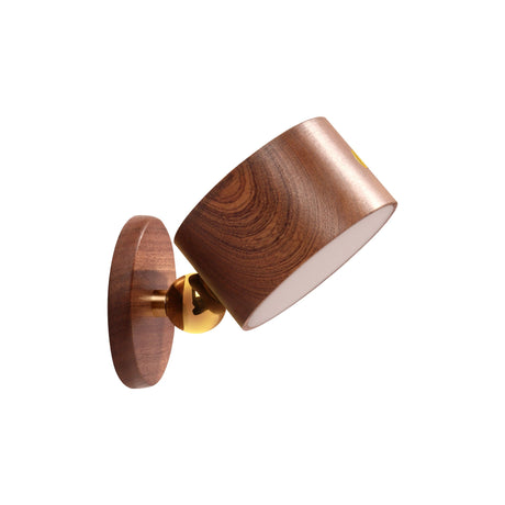Björk Trådlös Vägglampa Mörk-Lampconcept.se