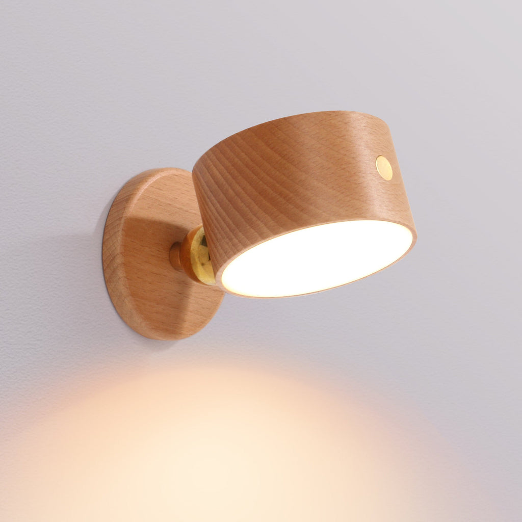 Björk Sladdlös Vägglampa Ljus