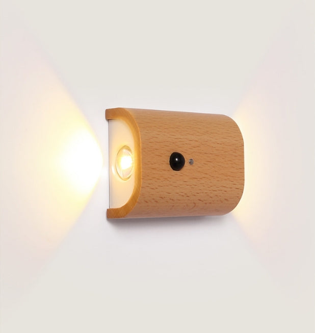 Erb Trådlös Vägglampa Ljus Björk