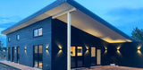 LED Vägglampa Utomhus IP65 6W Svart-Lampconcept.se