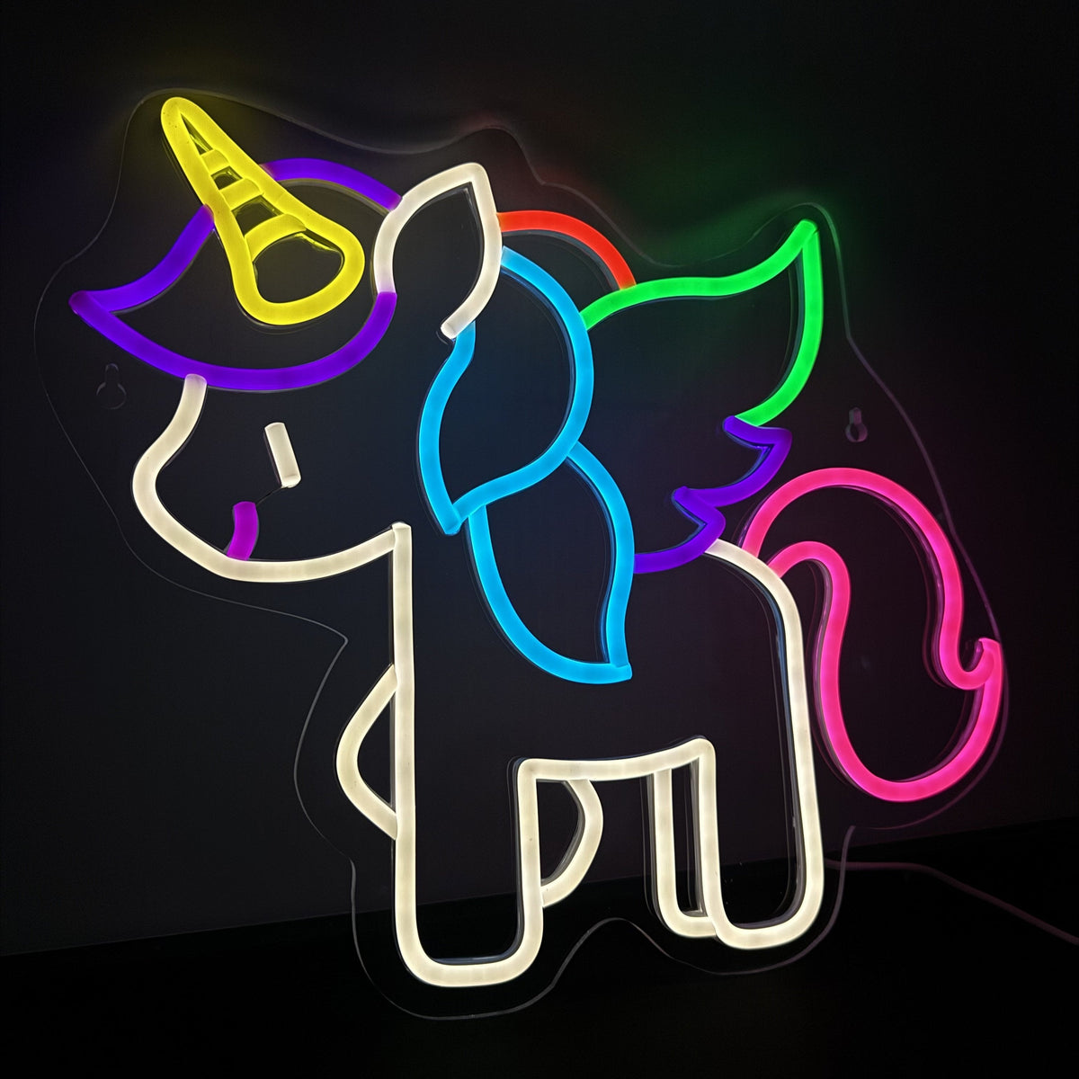 Unicorn Baby Neon Vägglampa