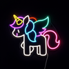 Unicorn Baby Neon Vägglampa