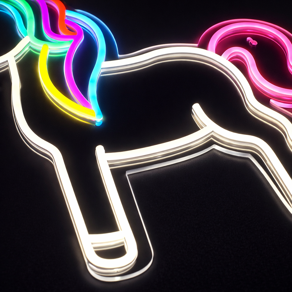 Unicorn Mama Neon Vägglampa