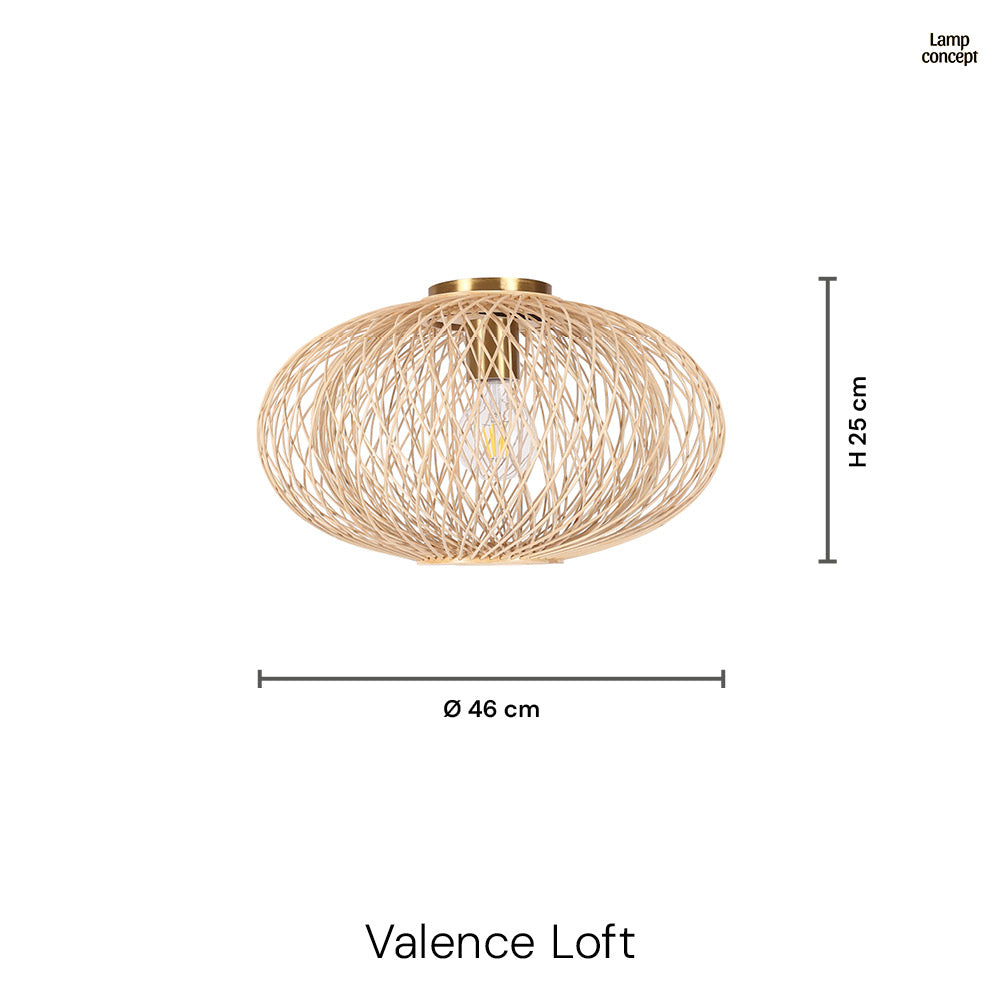 Valence Taklampa Ø46
