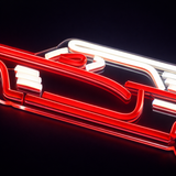 Vintage Car Neon Vägglampa
