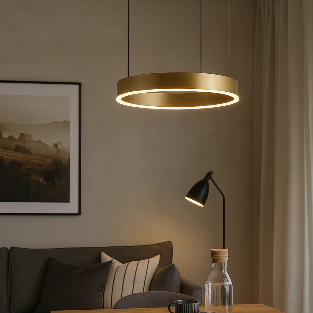 Vision Taklampa Ø40 Mässing