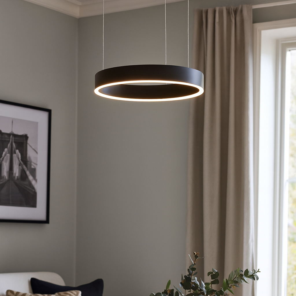 Vision Taklampa Ø40 Svart