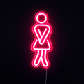WC Woman Neonskylt