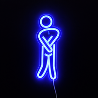 WC Man Neonskylt