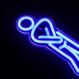WC Man Neonskylt