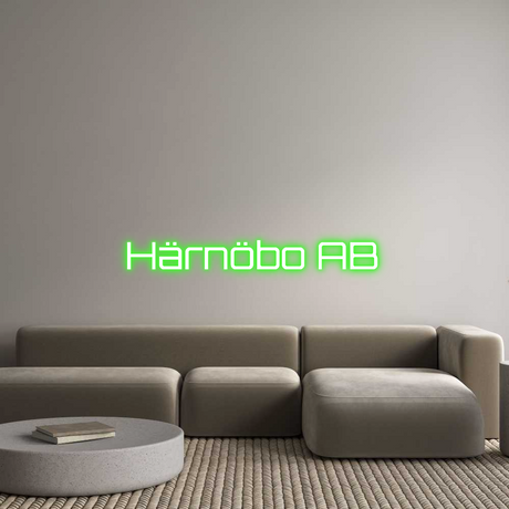 Custom Neon: Härnöbo AB-Lampconcept.se