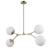 Caserta 4-Taklampa Mässing-Lampconcept.se