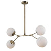 Caserta 4-Taklampa Mässing-Lampconcept.se