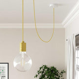Textilkabel Ljusgul-Lampconcept.se