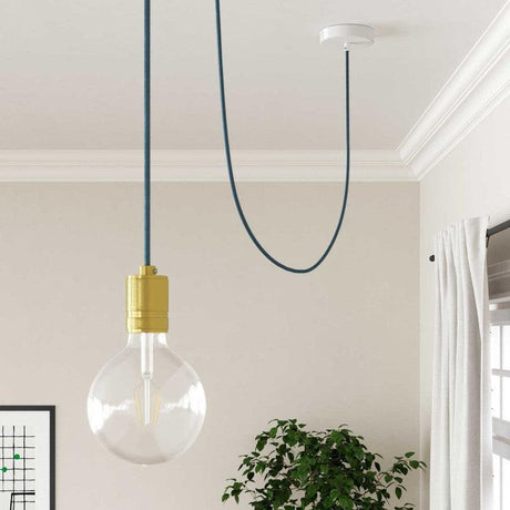 Textilkabel Blå Ocean-Lampconcept.se