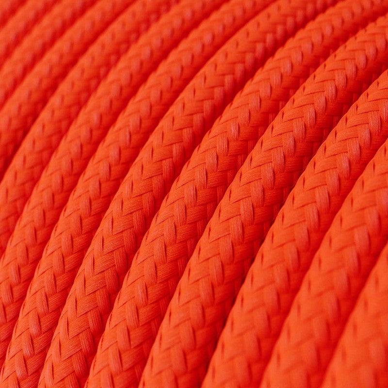 Stofledning Viskose Fluo Orange