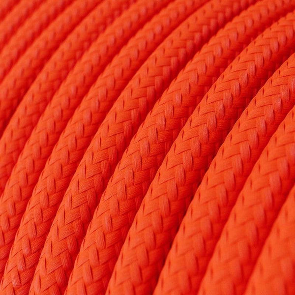 Stofledning Viskose Fluo Orange