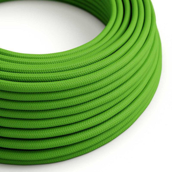 Textilkabel Lime Green-Lampconcept.se