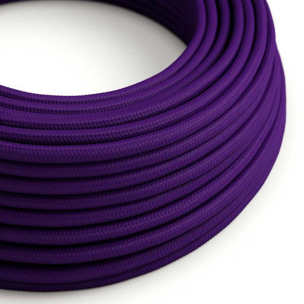 Textilkabel Violett-Lampconcept.se