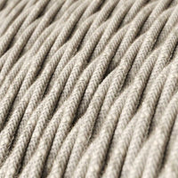 Tvinnad Textilkabel Linne-Lampconcept.se