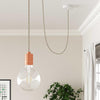 Tvinnad Textilkabel Linne-Lampconcept.se
