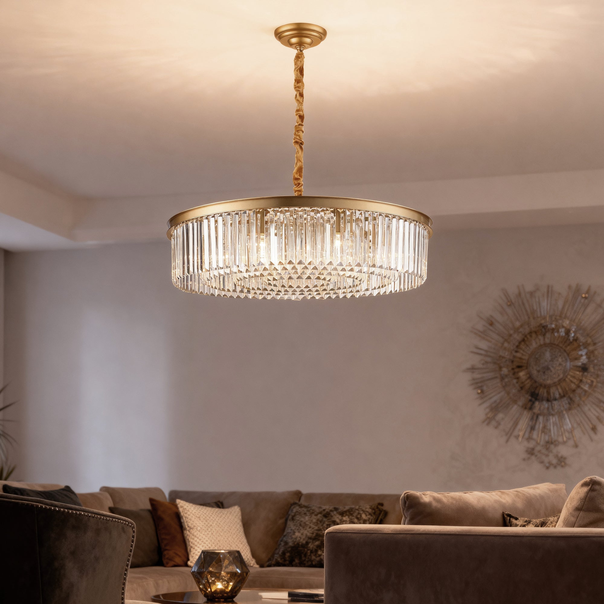 Santorini Ljuskrona Ø75 Klar-Lampconcept.se