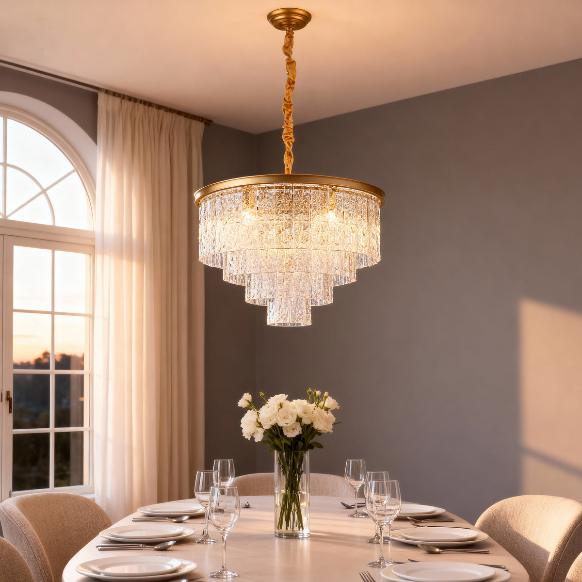 Kiruna Ljuskrona Ø60-Lampconcept.se