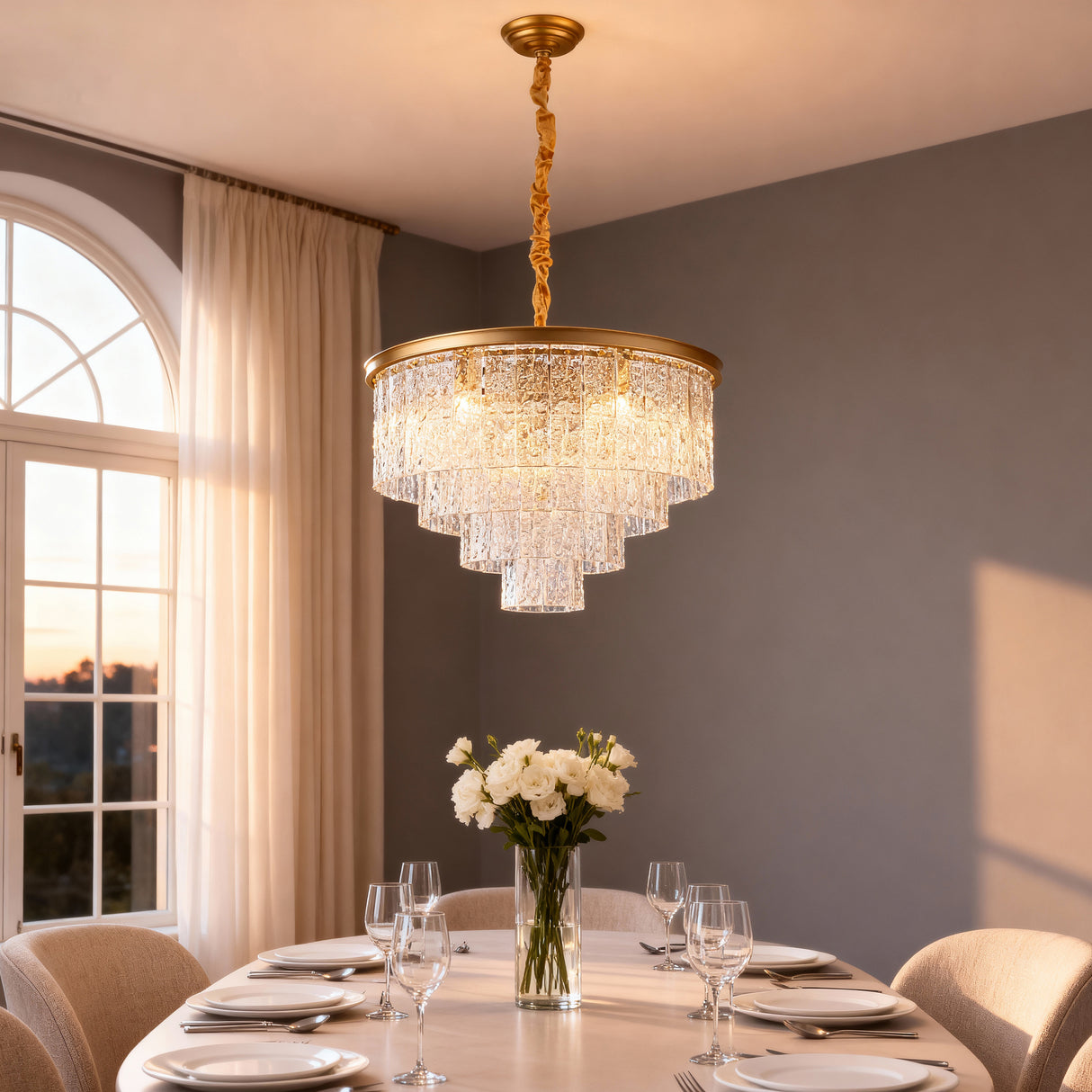 Kiruna Ljuskrona Ø60-Lampconcept.se