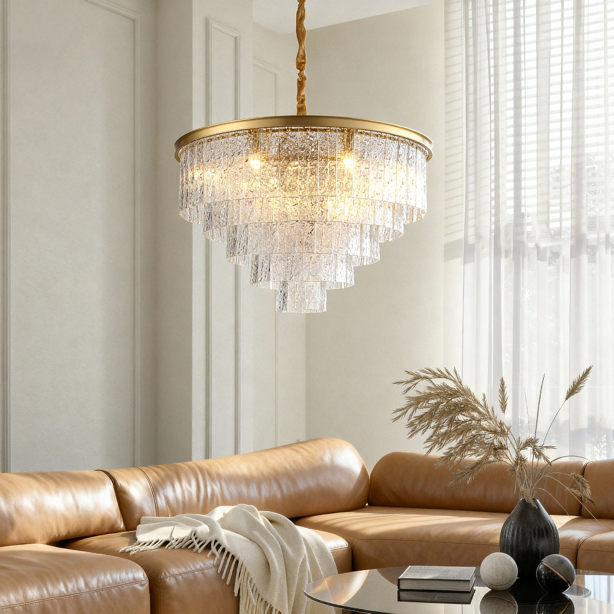 Kiruna Ljuskrona Ø80-Lampconcept.se