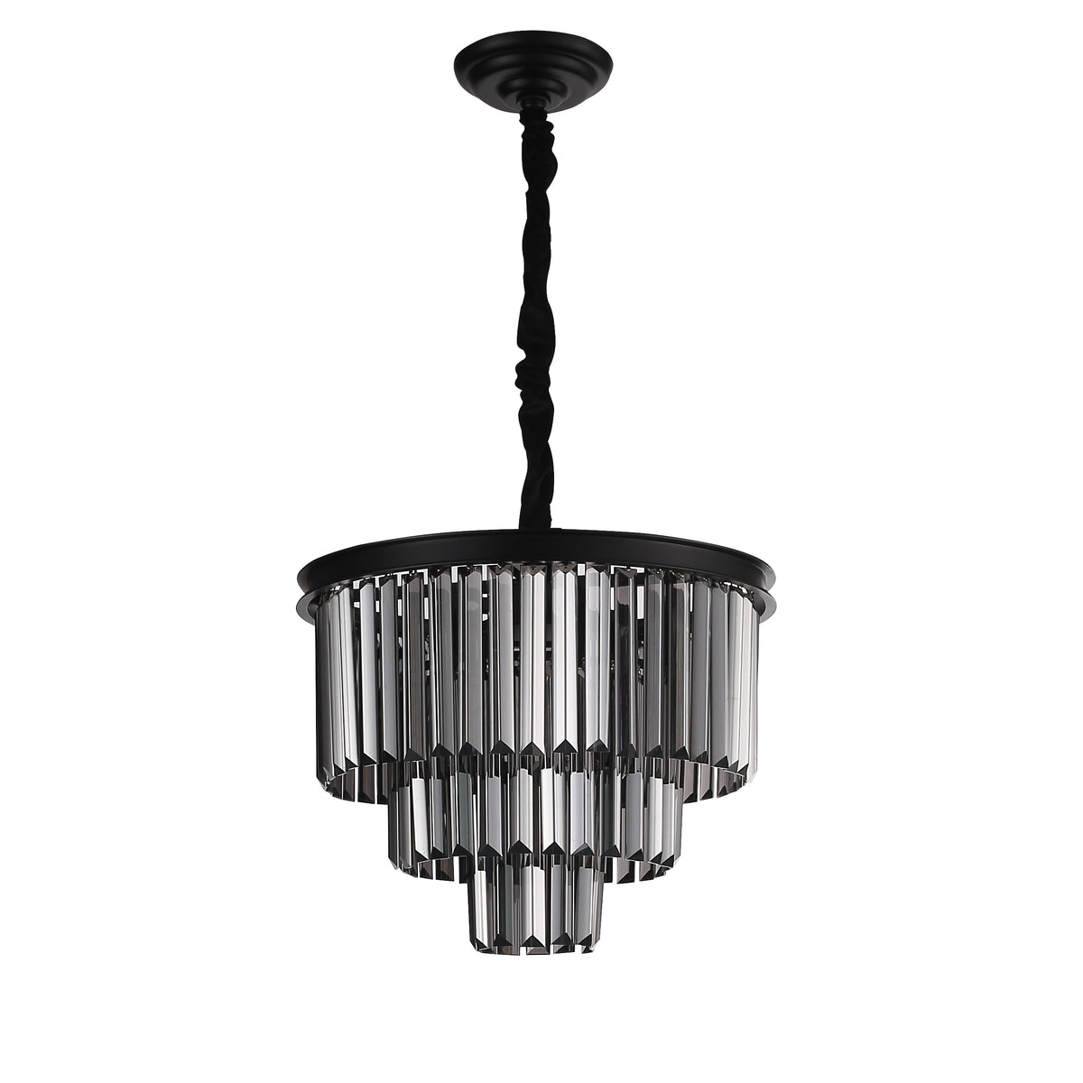 Santorini Ljuskrona Ø40 Smoke-Lampconcept.se