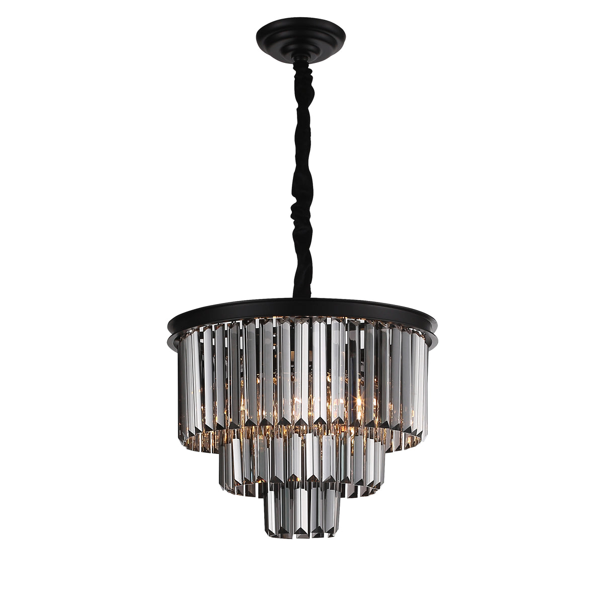 Santorini Ljuskrona Ø40 Smoke-Lampconcept.se