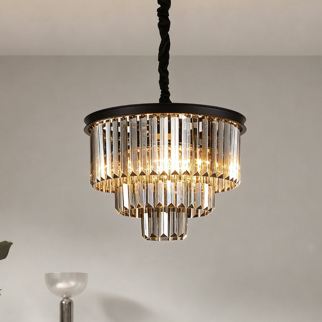 Santorini Ljuskrona Ø40 Smoke-Lampconcept.se