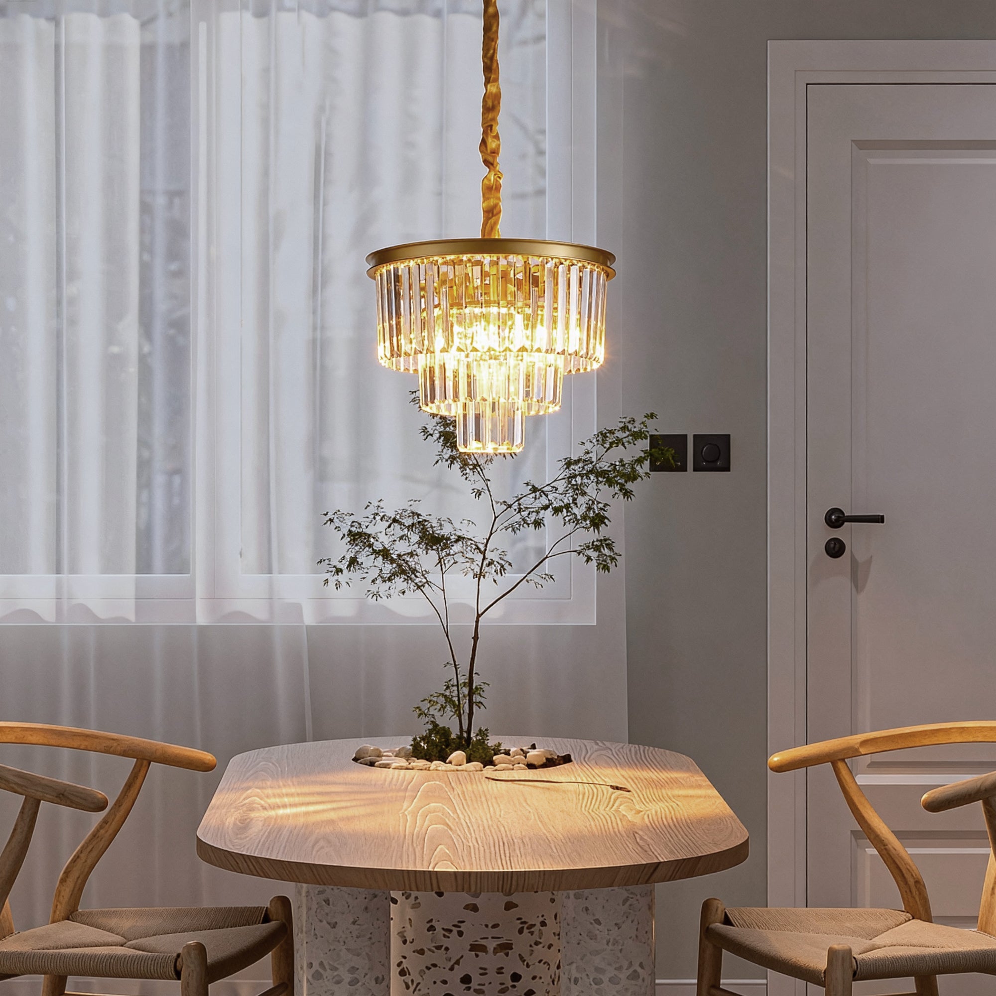 Santorini Ljuskrona Ø40 Klar-Lampconcept.se