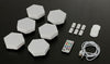 Hexagon LED 5-Set Touch/Remote-Lampconcept.se