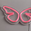 Butterfly Neon Vägglampa Rosa-Lampconcept.se