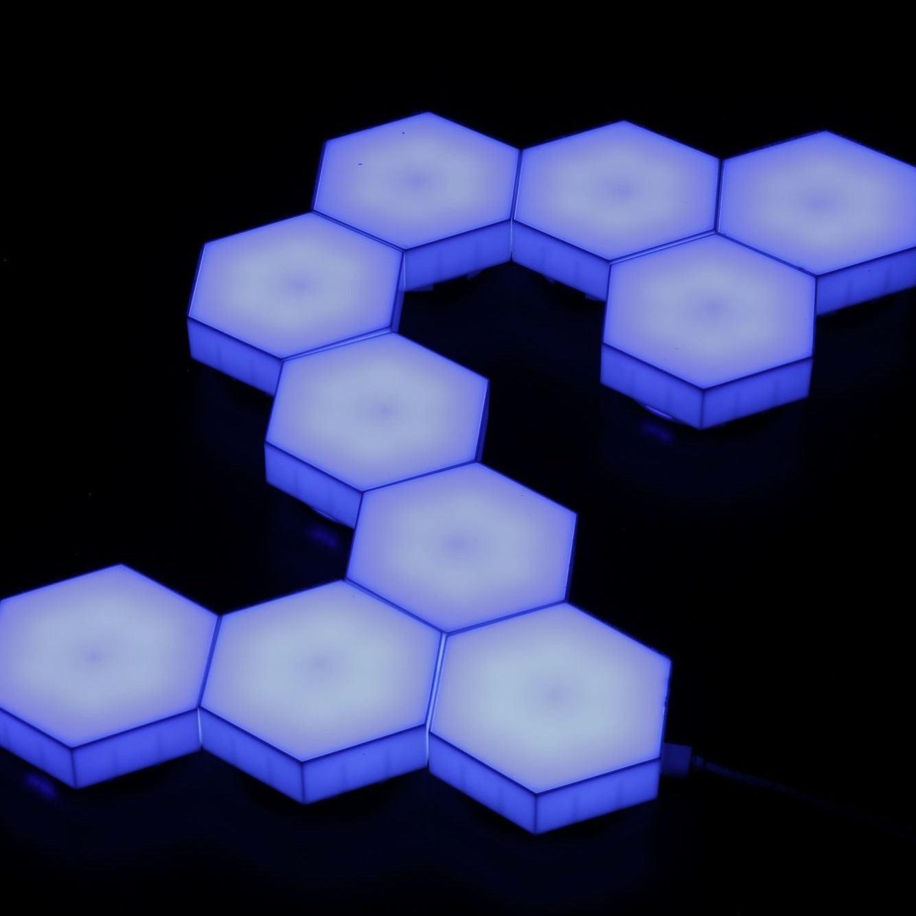 Hexagon LED 5-Set Touch/Remote-Lampconcept.se