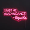 Trust Me You Can Dance Neon vägglampa Rosa-Lampconcept.se
