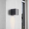 Gamp Square Vägglampa Utomhus Svart-Lampconcept.se
