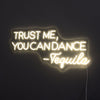 Trust Me You Can Dance Neon Vägglampa Vit-Lampconcept.se